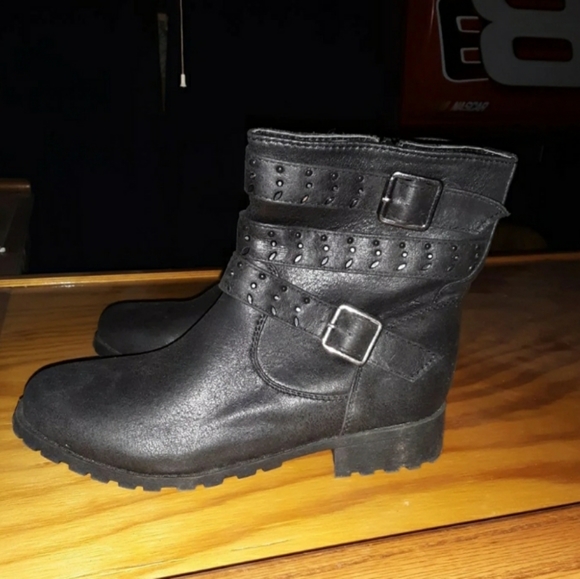 girls black boots sale